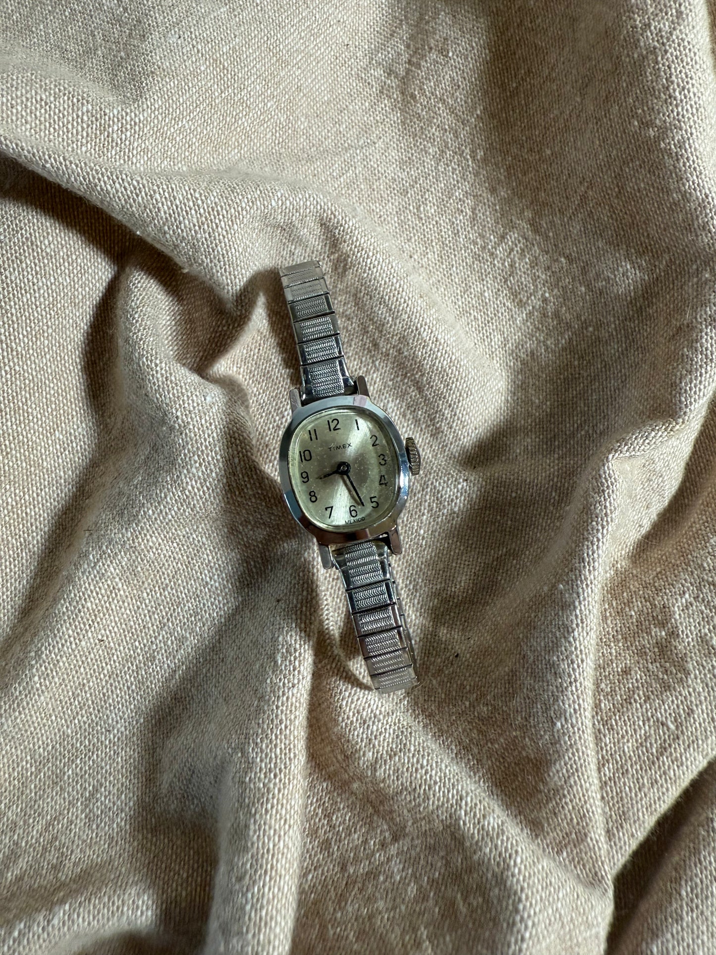 Vintage Silver Timex