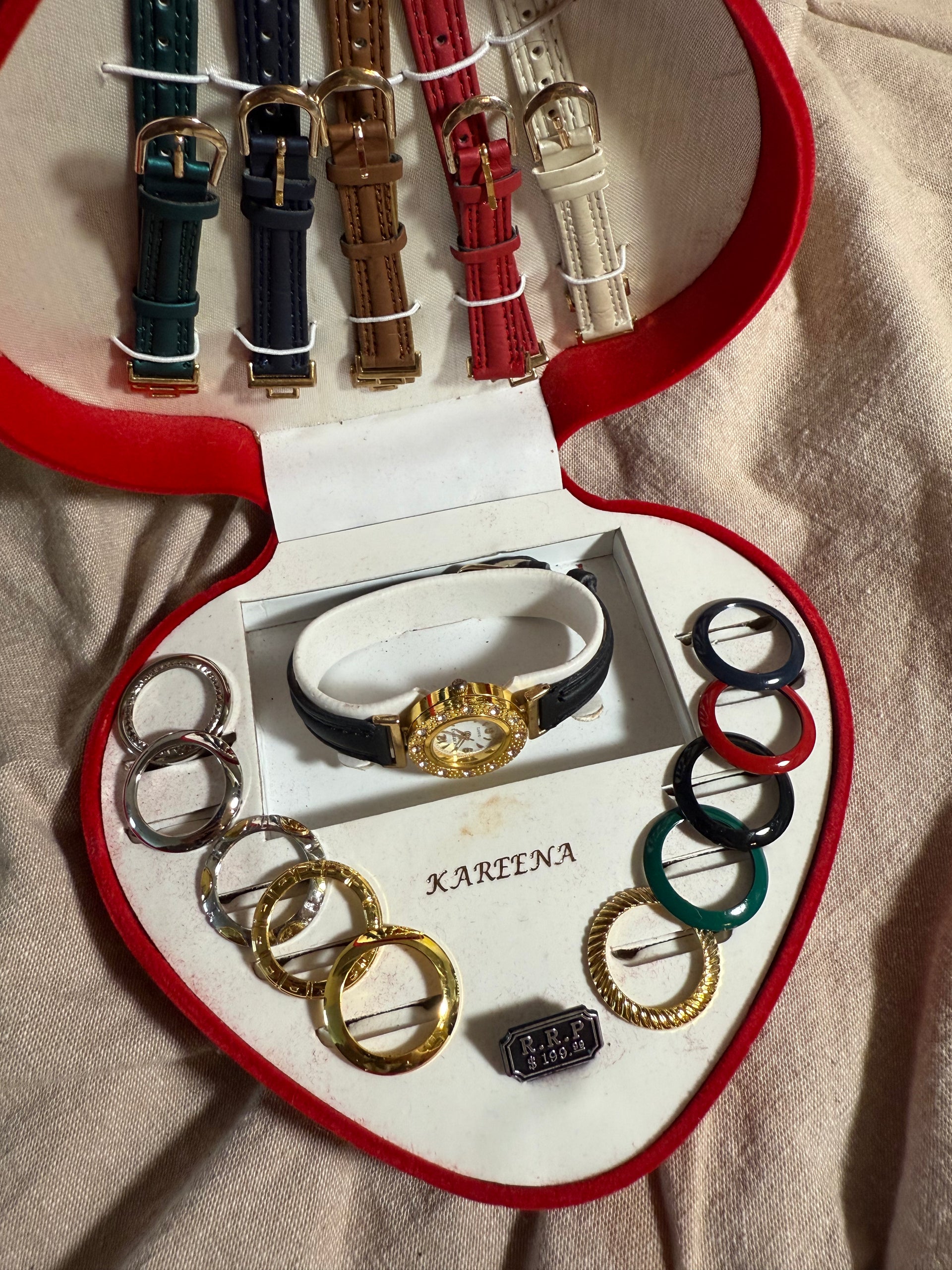 Vintage Kareena Interchangeable Watch Set – Guria Vintage