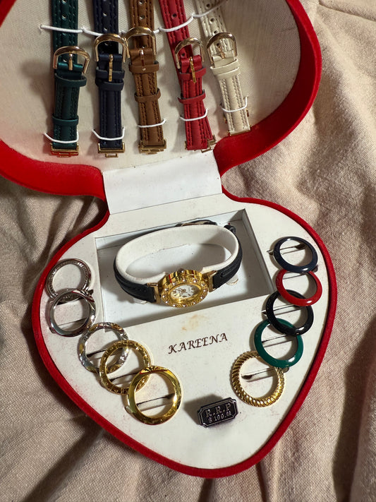 Vintage Kareena Interchangeable Watch Set